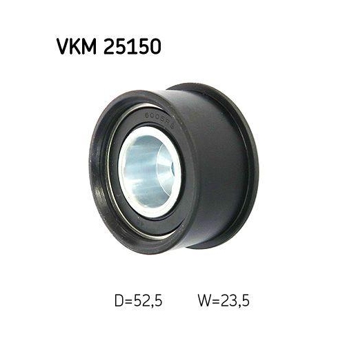 Umlenk-/Führungsrolle, Zahnriemen SKF VKM 25150 für OPEL VAUXHALL, rechts oben