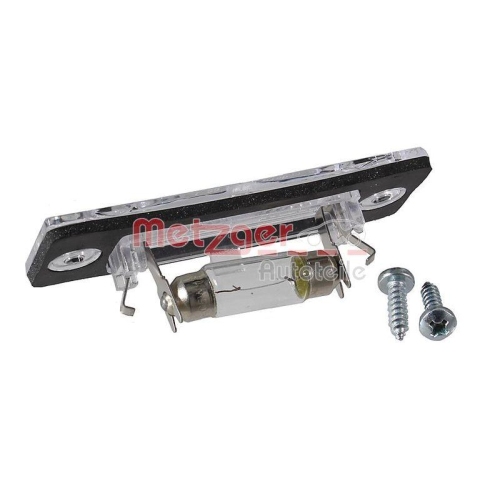 Kennzeichenleuchte METZGER 2080039 für SKODA VW, links, rechts