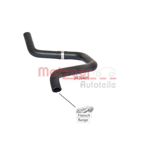 K&uuml;hlerschlauch METZGER 2420405 f&uuml;r RENAULT