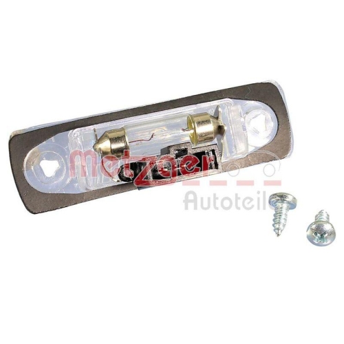Kennzeichenleuchte METZGER 2080041 für SEAT VW, links, rechts