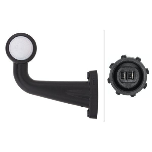 HELLA Umrissleuchte 2XS 340 108-001 f&uuml;r DAF SCHMITZ CARGOBULL REISCH, rechts