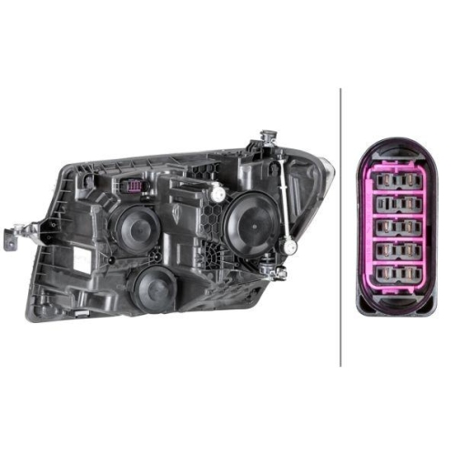 HELLA Hauptscheinwerfer 1EB 012 830-021 für MAN VW, rechts