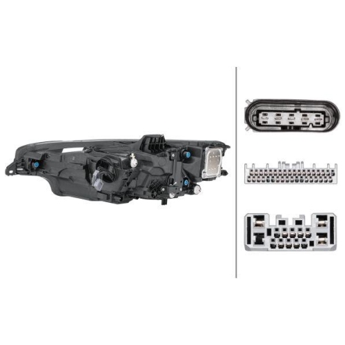 HELLA Hauptscheinwerfer 1LX 013 501-941 für VOLVO, rechts