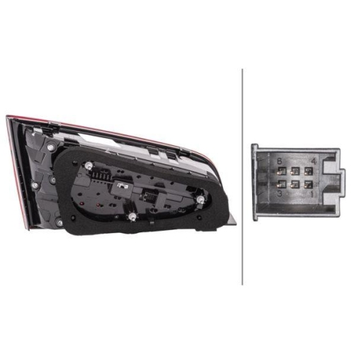 HELLA Heckleuchte 2SV 012 837-101 für AUDI, rechts