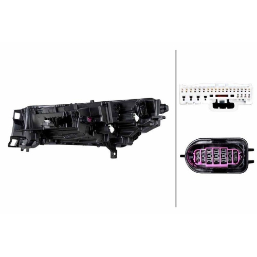 HELLA Hauptscheinwerfer 1EX 014 773-921 f&uuml;r SKODA, rechts