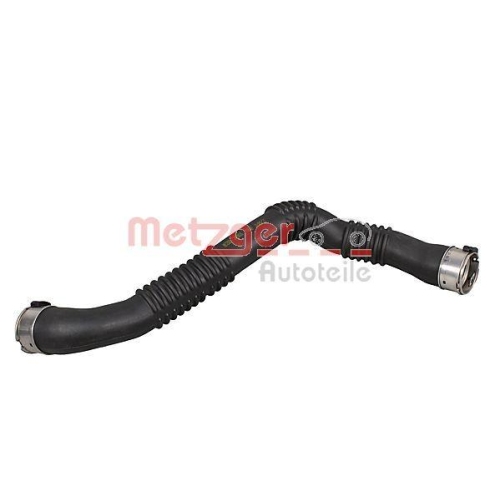 Ladeluftschlauch METZGER 2401026 für MERCEDES-BENZ, Ladeluftkühler, links, unten
