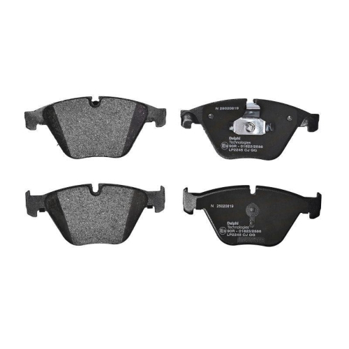DELPHI LP2245 Bremsbelagsatz, Scheibenbremse f&uuml;r BMW BMW (BRILLIANCE)