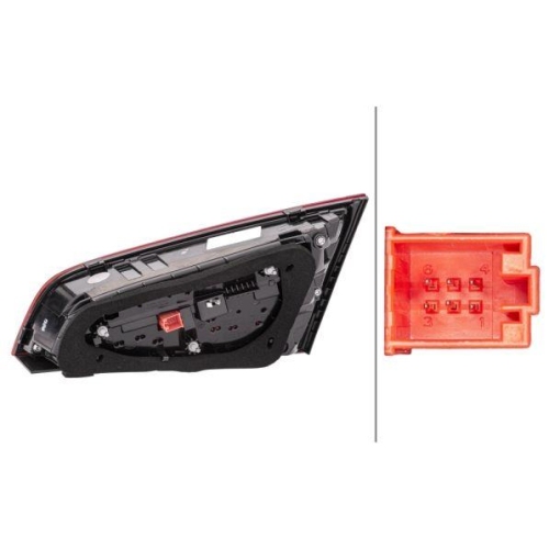 HELLA Heckleuchte 2SV 012 837-111 f&uuml;r AUDI, links