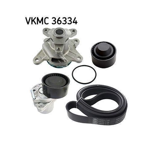 Wasserpumpe + Keilrippenriemensatz SKF VKMC 36334 f&uuml;r FIAT MERCEDES-BENZ NISSAN