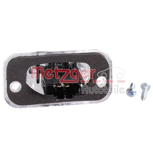 Kennzeichenleuchte METZGER 2080044 für VW, links, rechts