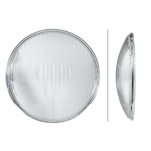 HELLA Streuscheibe, Hauptscheinwerfer 9ES 015 675-001 f&uuml;r MERCEDES-BENZ O&K SAME