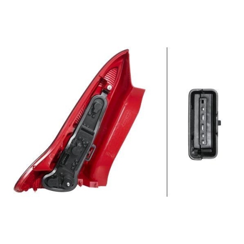 HELLA Heckleuchte 2SK 354 032-021 für CITROËN, rechts