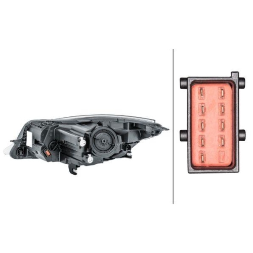 HELLA Hauptscheinwerfer 1LL 011 165-781 für OPEL VAUXHALL, rechts