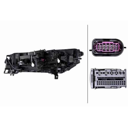 HELLA Hauptscheinwerfer 1EX 014 773-961 für SKODA, rechts
