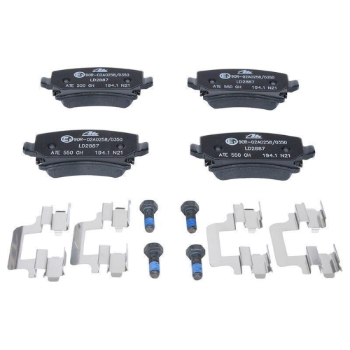 Bremsbelagsatz, Scheibenbremse ATE 13.0470-2887.2 ATE Ceramic f&uuml;r VAG