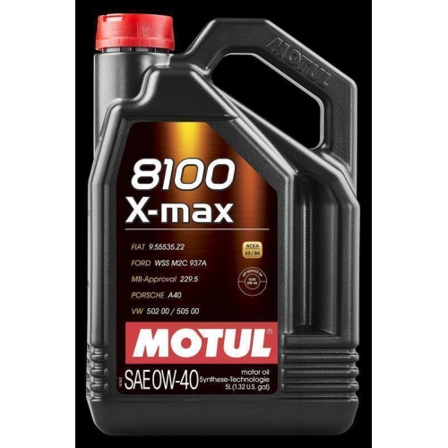 Motoröl MOTUL 109693 8100 X-MAX 0W-40 für