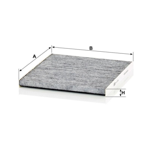 Filter, Innenraumluft MANN-FILTER CUK 2336 f&uuml;r HYUNDAI KIA