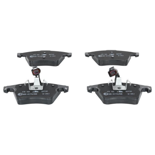 Bremsbelagsatz, Scheibenbremse ATE 13.0460-7191.2 f&uuml;r VAG, Vorderachse