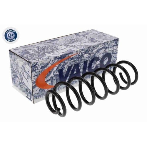 Fahrwerksfeder VAICO V46-1381 Q+, Erstausr&uuml;sterqualit&auml;t f&uuml;r RENAULT, Hinterachse
