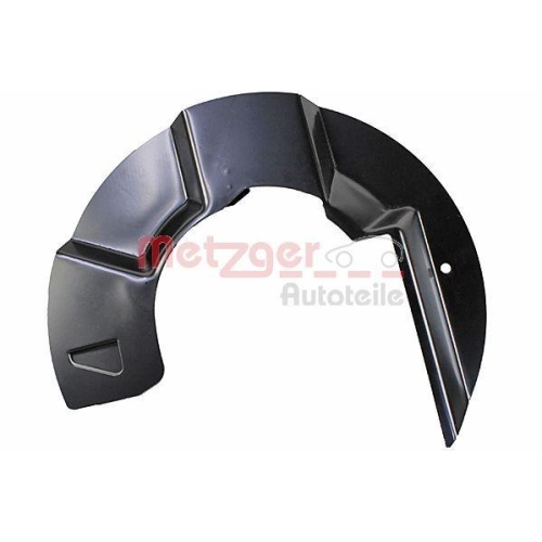 Spritzblech, Bremsscheibe METZGER 6115308 f&uuml;r LAND ROVER, Vorderachse rechts