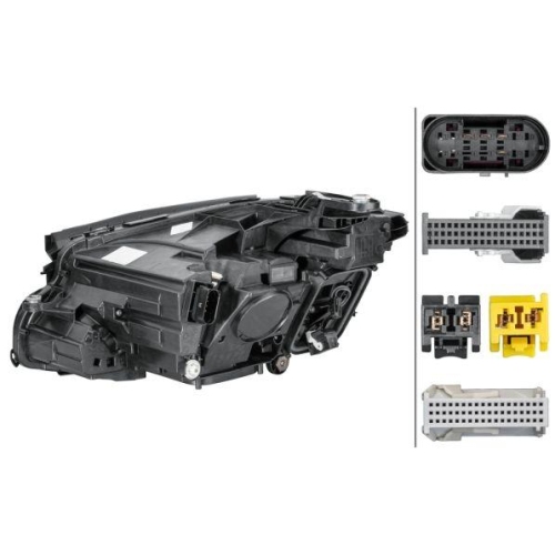 HELLA Hauptscheinwerfer 1EX 012 076-681 für MERCEDES-BENZ, rechts