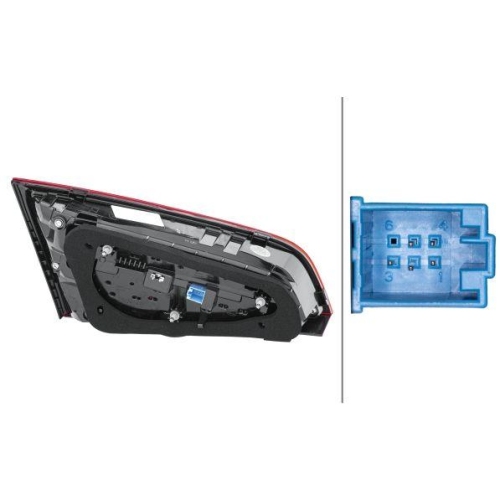 HELLA Heckleuchte 2SV 012 837-141 für AUDI, rechts