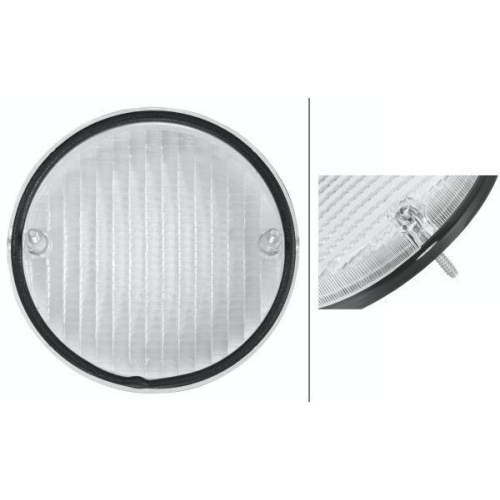 HELLA Lichtscheibe, R&uuml;ckfahrleuchte 9ES 106 588-001 f&uuml;r DAF SAAB SCANIA VAN HOOL