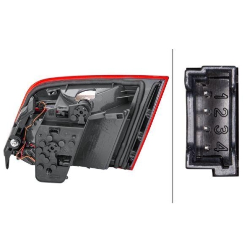 HELLA Heckleuchte 2TZ 011 145-511 für BMW, links