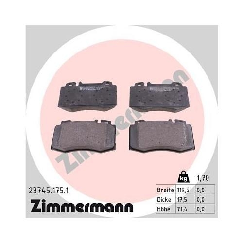 Bremsscheibe ZIMMERMANN 400.3637.52 SPORT Z für MERCEDES-BENZ, Vorderachse