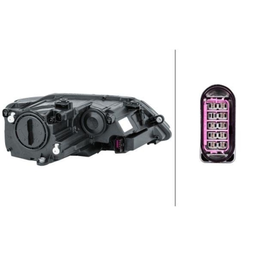 HELLA Hauptscheinwerfer 1EL 010 395-011 f&uuml;r VW, links