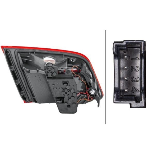 HELLA Heckleuchte 2TZ 011 145-521 f&uuml;r BMW, rechts
