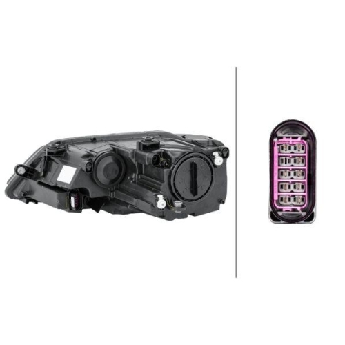 HELLA Hauptscheinwerfer 1EL 010 395-021 für VW, rechts