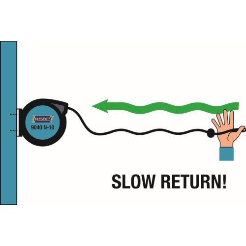 Schlauchaufroller HAZET 9040N-10 für