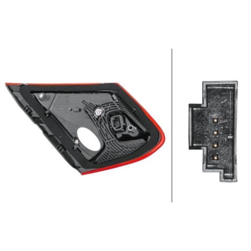 HELLA Heckleuchte 2TZ 011 787-281 für MERCEDES-BENZ, rechts