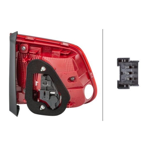 HELLA Heckleuchte 2SA 010 739-101 für VW, rechts