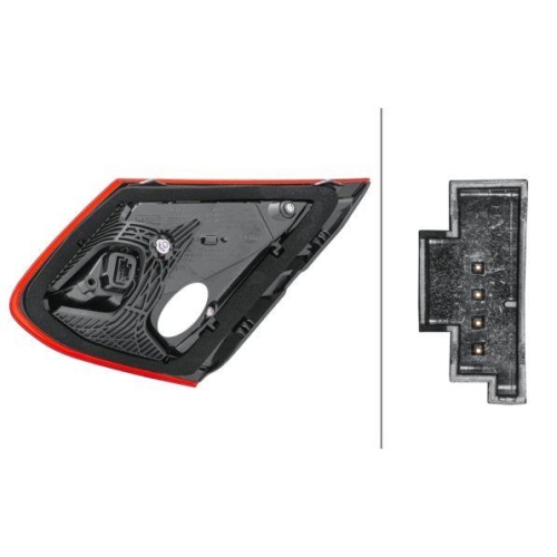 HELLA Heckleuchte 2TZ 011 787-291 für MERCEDES-BENZ, links