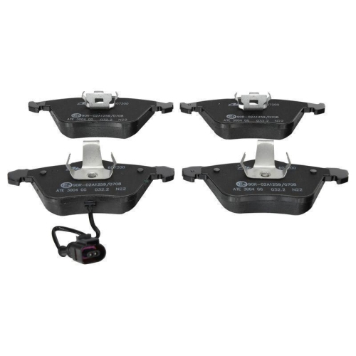 Bremsbelagsatz, Scheibenbremse ATE 13.0460-7200.2 f&uuml;r SKODA VAG, Vorderachse