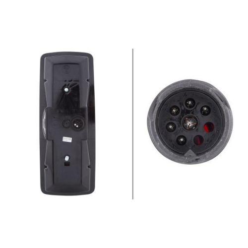 HELLA Gehäuse, Heckleuchte 9BG 130 946-001 für MAN DEMAG PUTZMEISTER TEREX