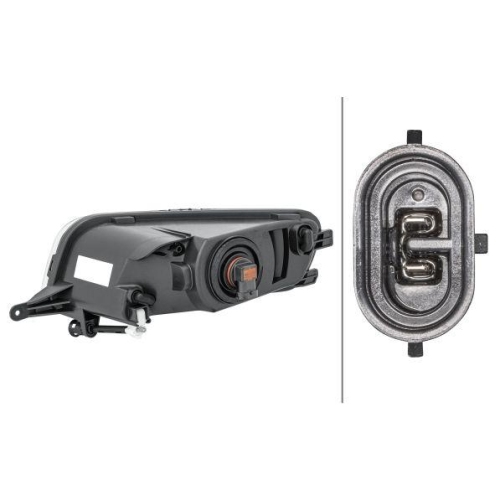 HELLA Nebelscheinwerfer 1ND 010 455-121 für VW, rechts