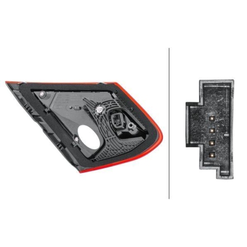 HELLA Heckleuchte 2TZ 011 787-301 für MERCEDES-BENZ, rechts