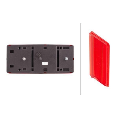 HELLA Heckleuchte 2SE 007 547-021 für SCANIA FAUN, rechts