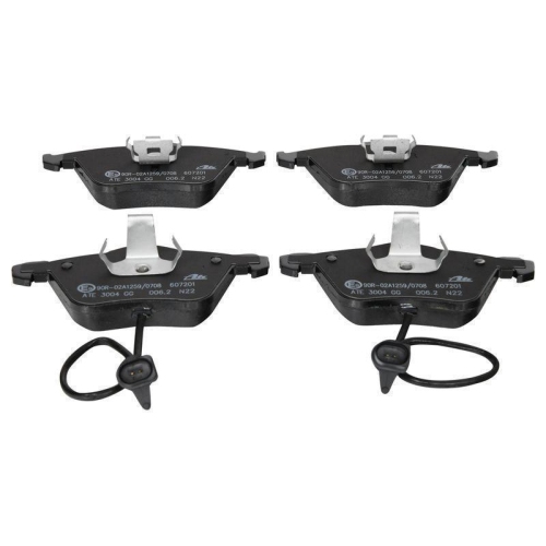 Bremsbelagsatz, Scheibenbremse ATE 13.0460-7201.2 f&uuml;r SEAT VAG, Vorderachse