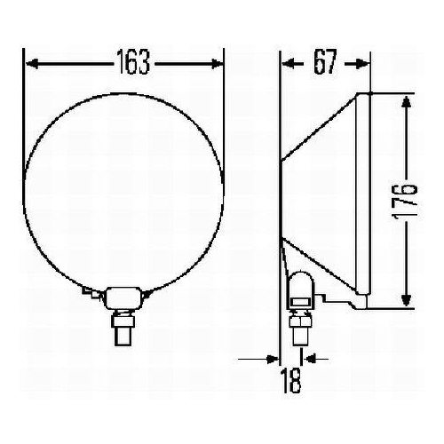HELLA Nebelscheinwerfer 1N4 005 750-641 für, links, rechts
