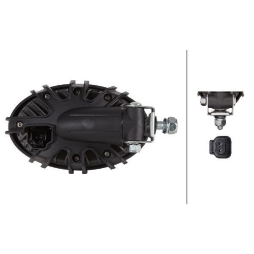 HELLA Arbeitsscheinwerfer 1GA 996 761-191 f&uuml;r KUBOTA GRIMME