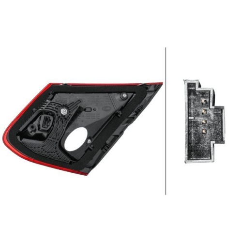 HELLA Heckleuchte 2TZ 011 787-311 f&uuml;r MERCEDES-BENZ, links