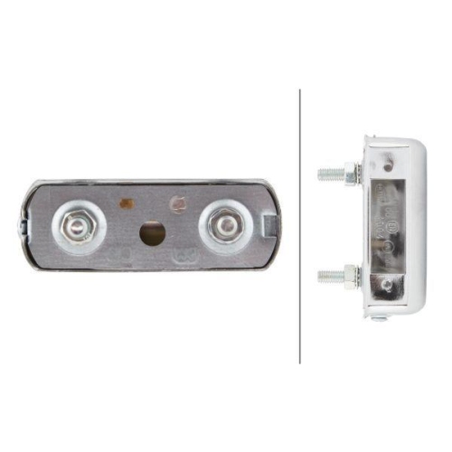 HELLA Kennzeichenleuchte 2KA 997 011-011 für SCANIA WIESMANN, links, rechts