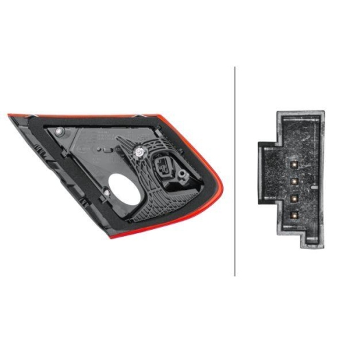 HELLA Heckleuchte 2TZ 011 787-321 für MERCEDES-BENZ, rechts