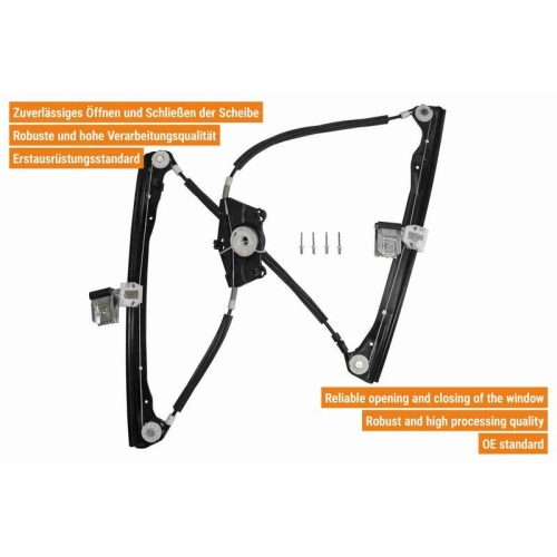 Fensterheber VAICO V10-6325 Original VAICO Qualität für SEAT SKODA VAG