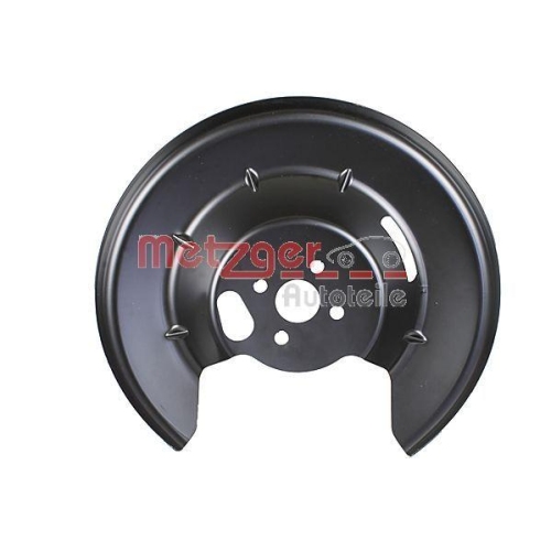 Spritzblech, Bremsscheibe METZGER 6115318 f&uuml;r RENAULT, Hinterachse rechts