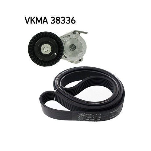 Keilrippenriemensatz SKF VKMA 38336 f&uuml;r BMW, f&uuml;r Fahrzeuge ohne Klimaanlage